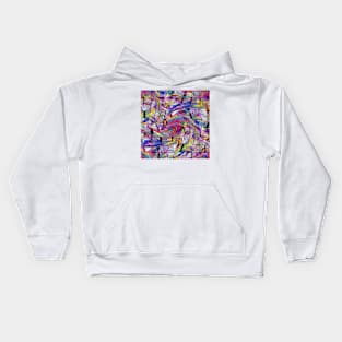 Purple explosion Kids Hoodie